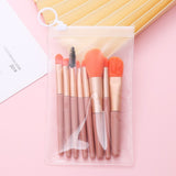 Miss Rose - 8 Pcs Makeup Brush Set Random Colors