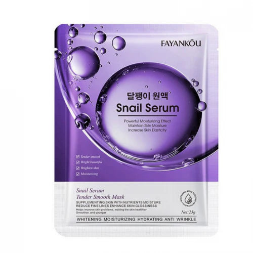 SNAIL SERUM FACE MASK 25GR