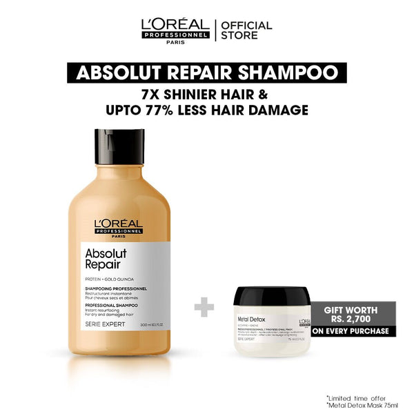 L'Oreal Professionnel - Serie Expert Absolute Repair Shampoo 300 ML - For Dry & Damaged Hair