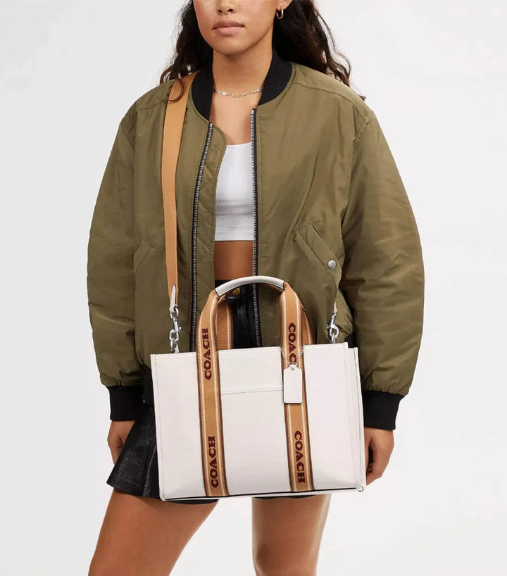 Coach - Smith Tote Bag – Silver/Chalk Multi – Bagallery
