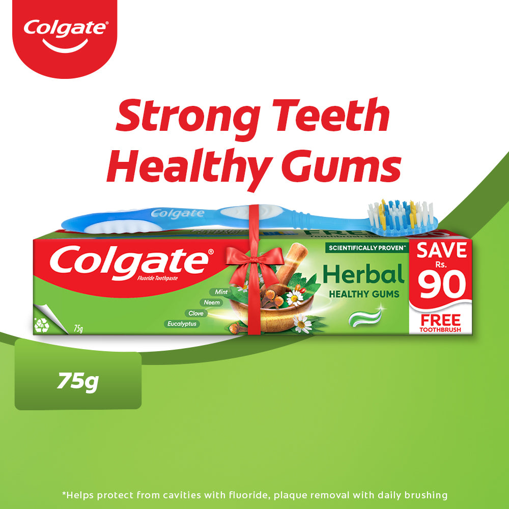 Colgate - Herbal Toothpaste 75G - Brush Pack – Bagallery
