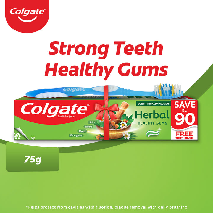 Colgate - Herbal Toothpaste 75G - Brush Pack – Bagallery