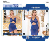 Emerce - Ruselin Transparent Short Lingerie Blue