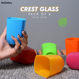 Home.Co - 6pcs Plastic Glass Set (Random Color)