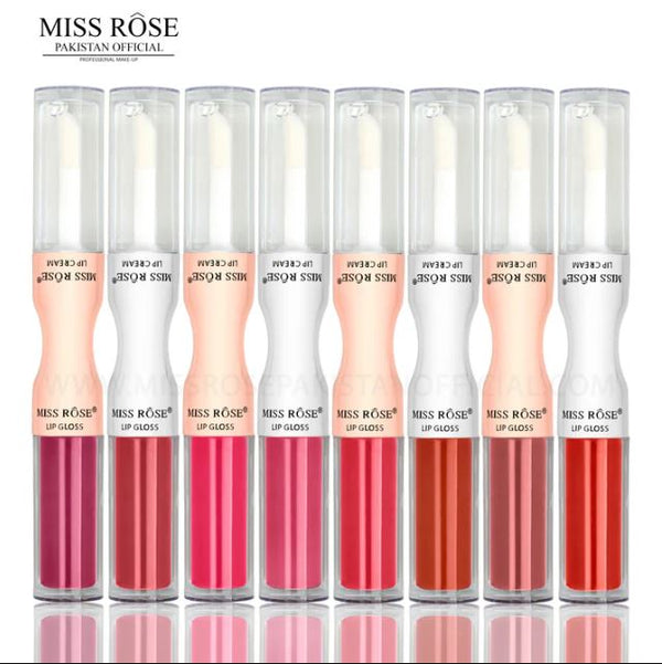 Miss Rose - 6 PCS Pout perfection 2 in 1 Lip Gloss + Lip Oil