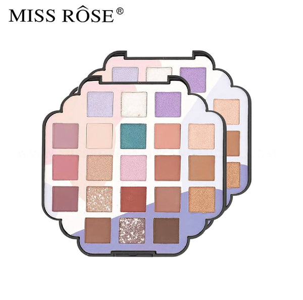 Missrose 21 Color Eyeshadow Palette Highly Pigmented Beauty Makeup Eyeshadow for Party Glitter Eye Shadow Eyeshadow Palette 19g 7001-066N