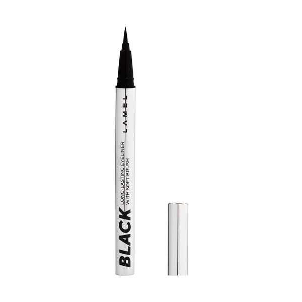 LAMEL Black Eyeliner With Soft Brush №401 Deep Black