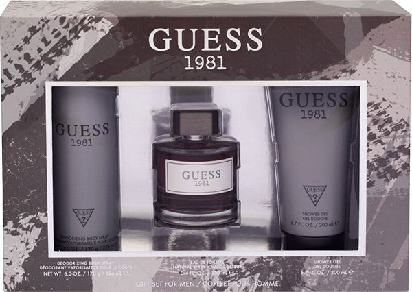 GIFT SET - GUESS 1981 MEN 3PCS SET