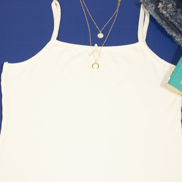 Bebelle - Camisole, Ultra Soft Viscose Lycra Slip - White