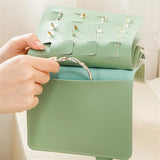 The Original Multi-layer PU Leather Jewelry Storage Book Type Originizer green