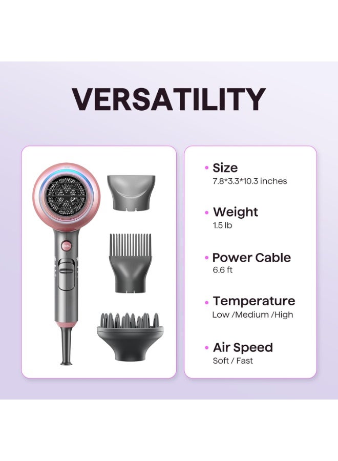 Diffuser Comb Wavytalk - Ionic Hair Dryer Blow Dryer with Diffuser & Comb for Curly ...