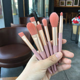 Miss Rose - 8 Pcs Makeup Brush Set Random Colors