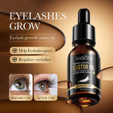 Sadoer Castor Oil Eyebrow Growth Liquid Thicker Eyelashes and Eyebrows Enhance Serum 15ml SD50035