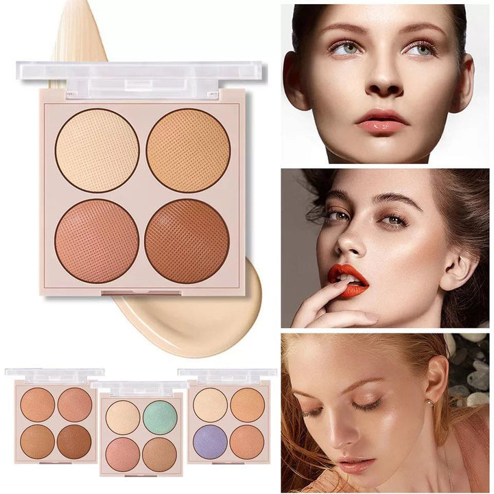 Color 9034 Miss Rose 4-color Concealer & Corrector Palette Creamy Texture 16g ...