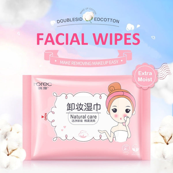 The Original - 25 Pcs MakeUp Cosmetic Cotton Remover Wet Wipes