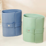 The Original Multi-layer PU Leather Jewelry Storage Book Type Originizer green