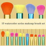 The Original-5Pcs Colourful Makeup Brush Set Premium Gift