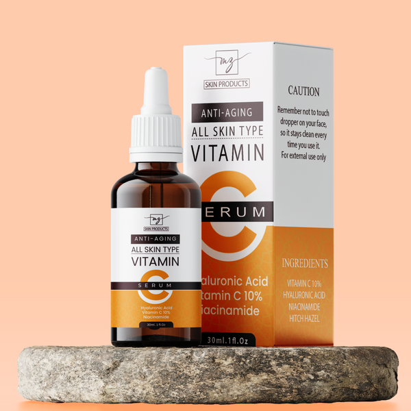 MZ SKIN - ANTI- AGING VITAMIN C FACE SERUM -30ML