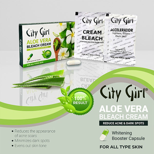 City Girl - Aloe Vera Bleach Cream (20g~)