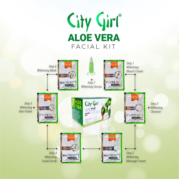 City Girl - Aloe Vera Facial Sachet Kit (85g)