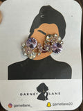 Garnetlane - earings Purple