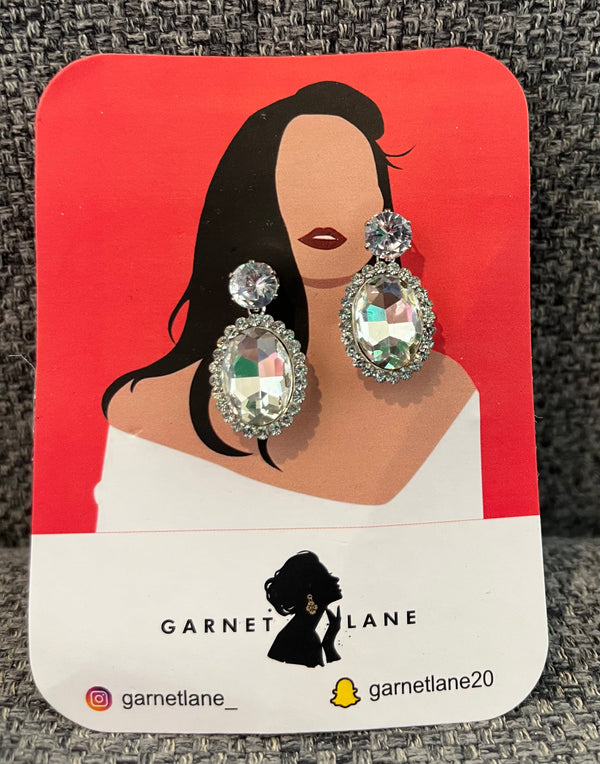 Garnetlane - earings (oval shape)