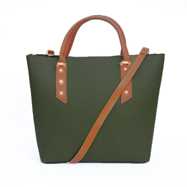 VYBE - Three Button Bag - Dark Green