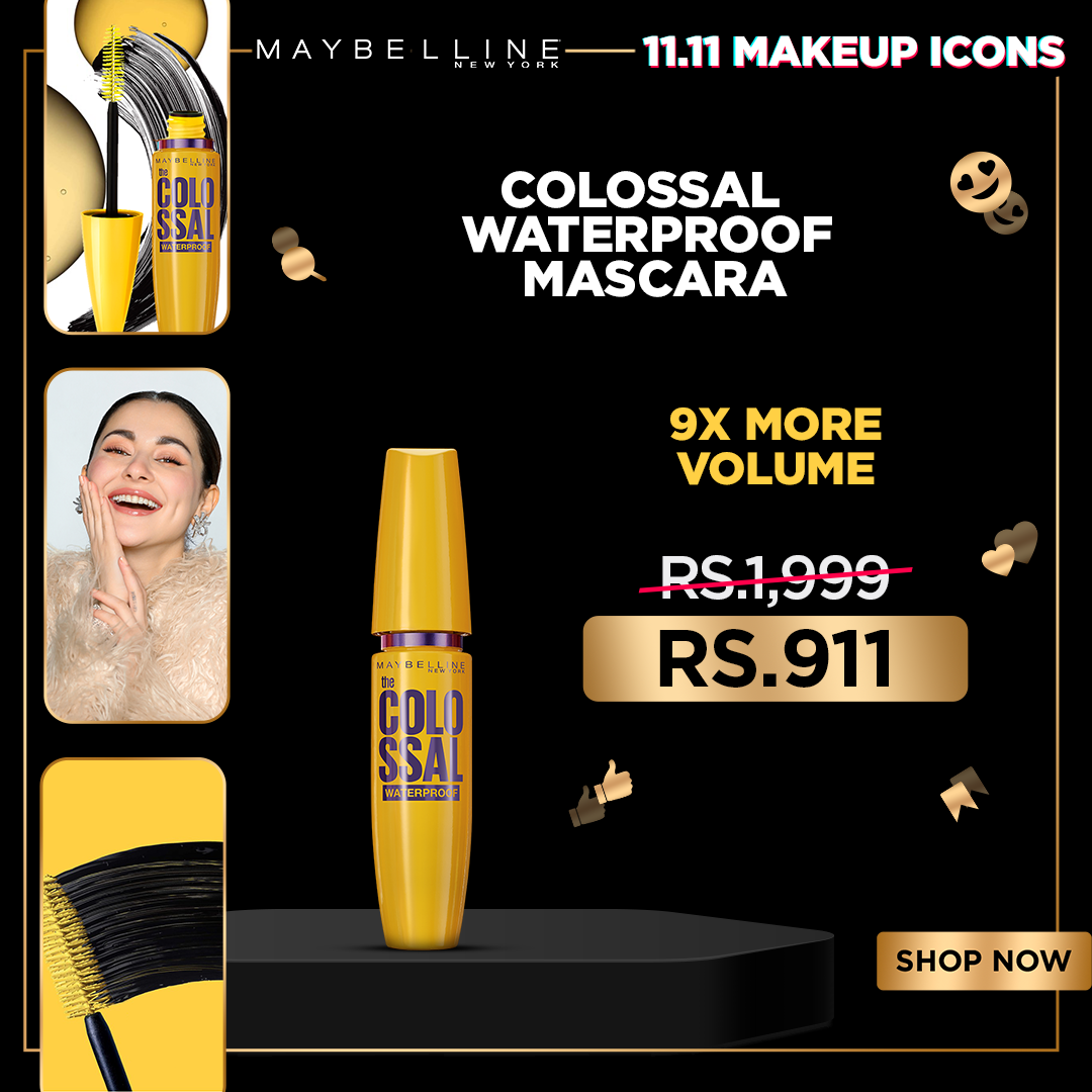 Maybelline New York- The Colossal 100% Black Mascara