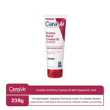 CeraVe- Eczema Soothing Creamy Oil with Hyaluronic Acid Fragrance Free, 236g