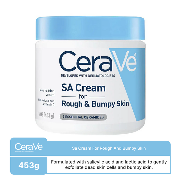 Cerave - Sa Cream For Rough And Bumpy Skin - 453Gm