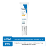 CeraVe- Ultra-Light Moisturizing Lotion With Sunscreen SPF 30 50ml