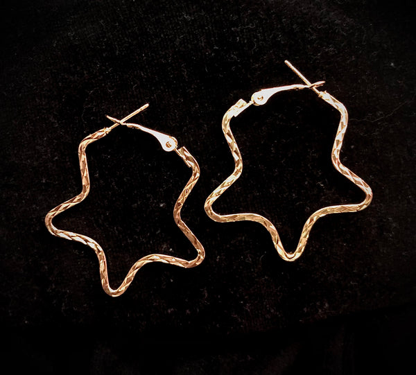 Beri- - Chunky Star Earrings