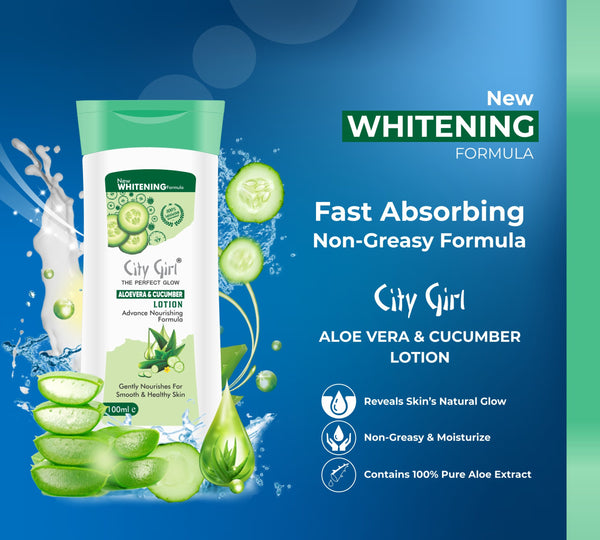 City Girl - Aloe Vera & Cucumber Lotion