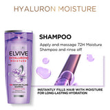 L'Oreal Paris Hyaluron + Plump Hydrating Shampoo, Paraben-Free, 360 ml