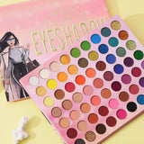 MUICIN - Flirty Velvet Matte & Glitter 63 Colors Eyeshadow Palette - Ultimate Glam Collection