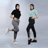 Flush Fashion - Womens Wide Leg Sweatpant + Womens Yoga Pant