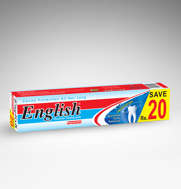 English Cares - Regularmint Toothpaste - Saver Pack - FOC