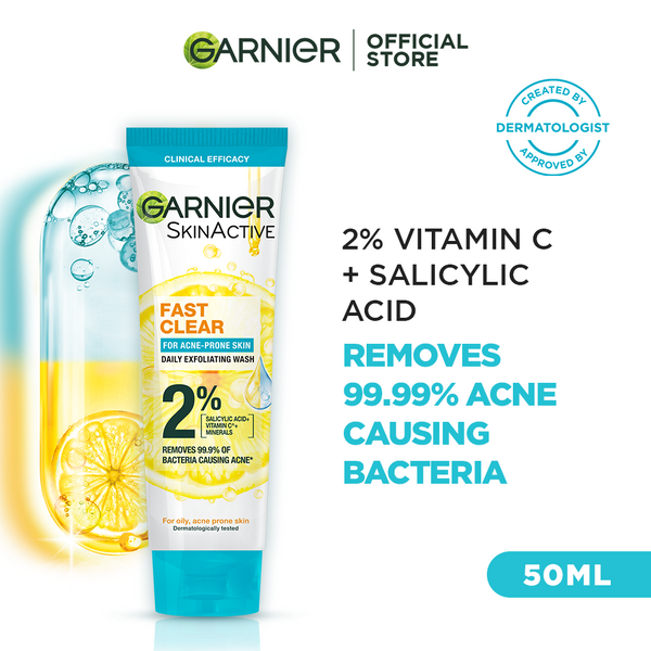 Garnier Anti Acne Face Wash 50Ml