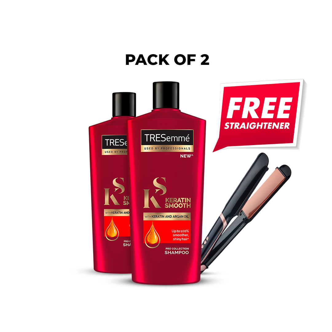 Cost of tresemme clearance shampoo with free straightener