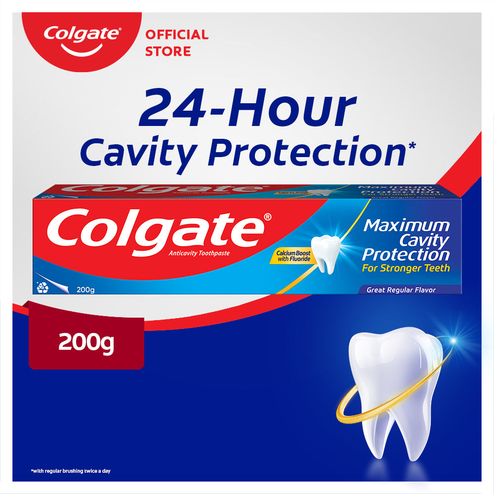 Colgate - Maximum Cavity Protection Toothpaste 200G - Regular – Bagallery