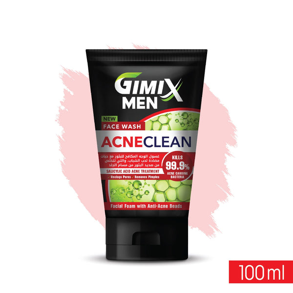 Gimix - Men Acne Clean Face Wash 100Ml