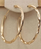 Ming - Gold Hoop Earrings
