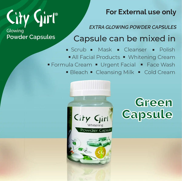 City Girl - Whitening Powder Capsule - Grn (60g)