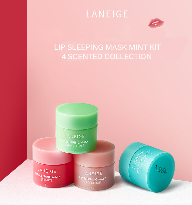 The Original 4 Scented Lip Sleeping Mask Mini Kit Bagallery