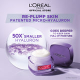 L'Oreal Paris- Hyaluron Expert Replumping Moisturizing Day Cream SPF 20 50 ml