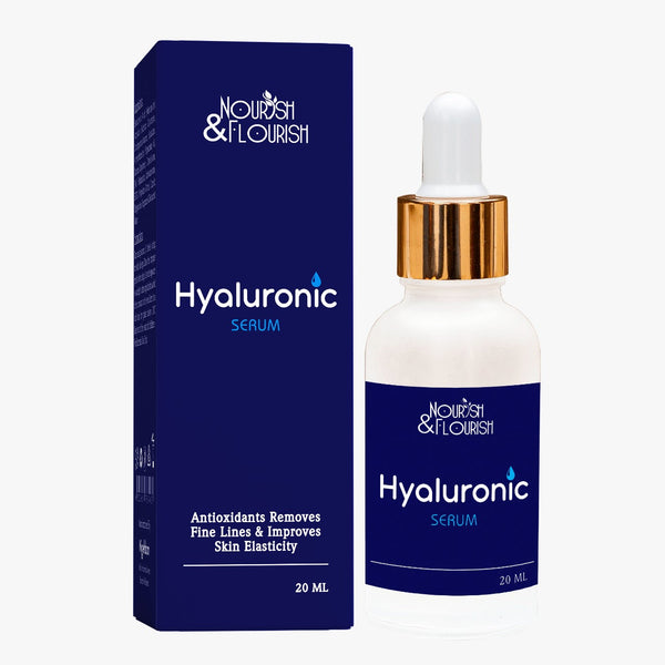 Nourish & Flourish -  Hyaluronic Serum - Hydrating Skin Tightening Serum