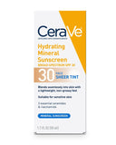 CeraVe- Hydrating Mineral Sunscreen SPF 30 Face Sheer Tint 50ml