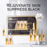 The Original Skin Care-24 K Gold 7 Pcs pcs Ampoule Face Serum Anti Oxidant Vitamin C Anti-wrinkle