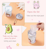 The Original Canned Design Canister Keychain Wet Wipes
