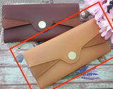 The Original Women Multi Functional Wallet Purse PU Leather Clutch Camel